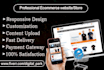 create business or ecommerce wordpress website design