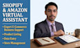be your shopify and amazon virtual assistant for product listing and store manag