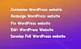 rebuild, edit and customize wordpress website
