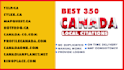 top 350 canada local citations and directory submission for canadian business