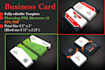 create business card for company, brand, shop or business