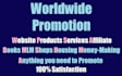 promote website affiliate link to get traffic  worldwide