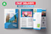 design company profile business brochure or unique flyer