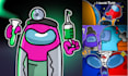 create eye catching among us thumbnails