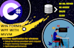 develop desktop application for windows using c sharp