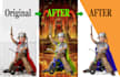 cut out and change image background or color