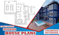 design architectural floor plan,house plan using autocad