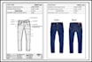 create fashion tech pack of clothing design