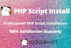 install and setup any codecanyon PHP script