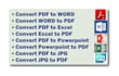 transcribe any file format to word pptx excel