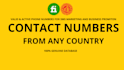 provide you phone numbers or mobile numbers from any country