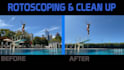 do vfx clean up, paint, object remove, matchmoving