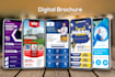 create a clickable PDF digital  brochure