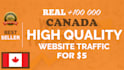 send 100,000 canada target website traffic