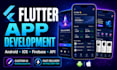 build a flutter mobile app for android and ios with firebase API