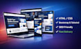 design a custom responsive landing page for business and startups