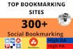 do social bookmarking in top rank websites