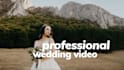 professionally edit your wedding film