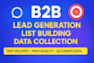do b2b lead generation, email list, linkedin leads