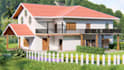 do architectural designs in revit, visualization by lumion