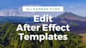 edit after effect templates