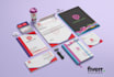 design modern business card, brand identity and stationery