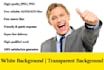 do white and transparent background png