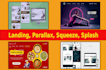 do landing, parallax, squeeze, splash page design