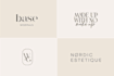 design a luxury minimalist logo for beauty brands