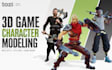 create a game ready 3d character with rig and animation