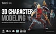 create 3d game character with rig, animation and assets
