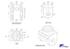 draw 2d mechanical part drawings in autocad