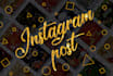 design creative instagram post and stories