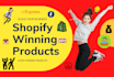 do shopify winning product research for dropshipping store