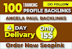 do create 100 high da 80 plus  dofollow profile backlinks