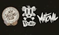 design a raw punk lettering logo for your band and merch
