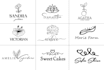 do modern feminine custom signature logo design