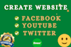 create a social media website like  facebook, youtube,twitter clone