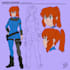 do a character design sheet for any media project