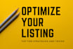 optimize your airbnb listing to get more bookings