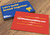 design minimal and elegant business cards