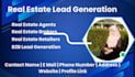 do b2b real estate active realtors, agents, and brokers from the targeted city