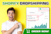 design classy profitable dropshipping shopify store or shopify website