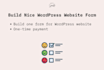 build nice custom wordpress form