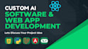 develop custom saas CRM and ai web applications using next js, python