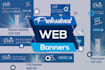 design professional web banner, ads within 6hour