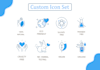 design amazing custom icon set