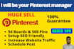 be your pinterest  manager and marketing manager