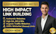 do genuine blogger outreach for niche edits and guest posts