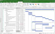 create gantt chart and project plan in ms project or excel
